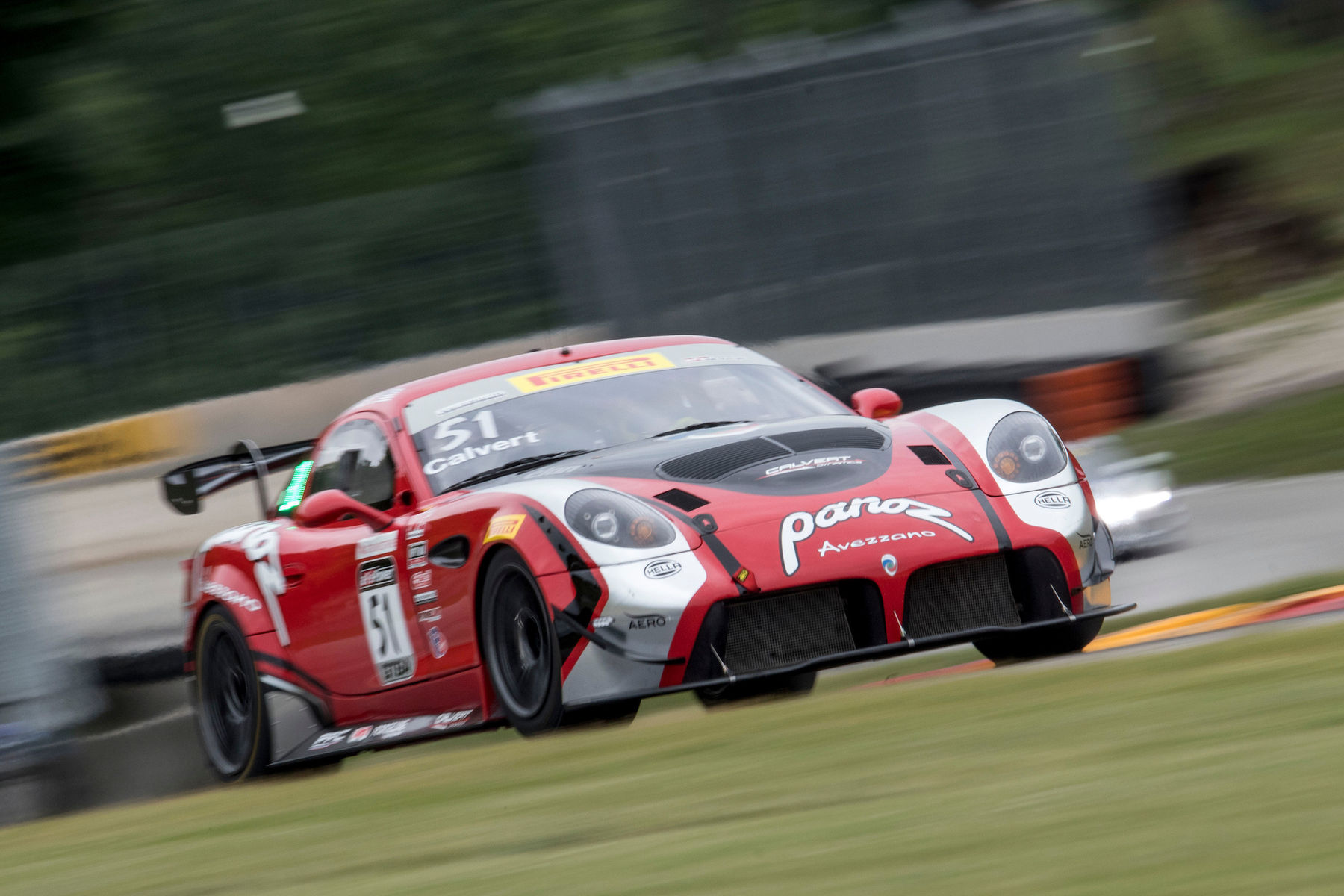 2018 Panoz | Ian James Dominates Pirelli World Challenge GTS at Road America in the #50 Panoz Avezzano on Forgeline One Piece Forged Monoblock GS1R Wheels