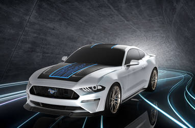 2019 Ford Mustang | 2019 Ford Mustang Fastback “Lithium” By Webasto Customized Solutions - Rendering
