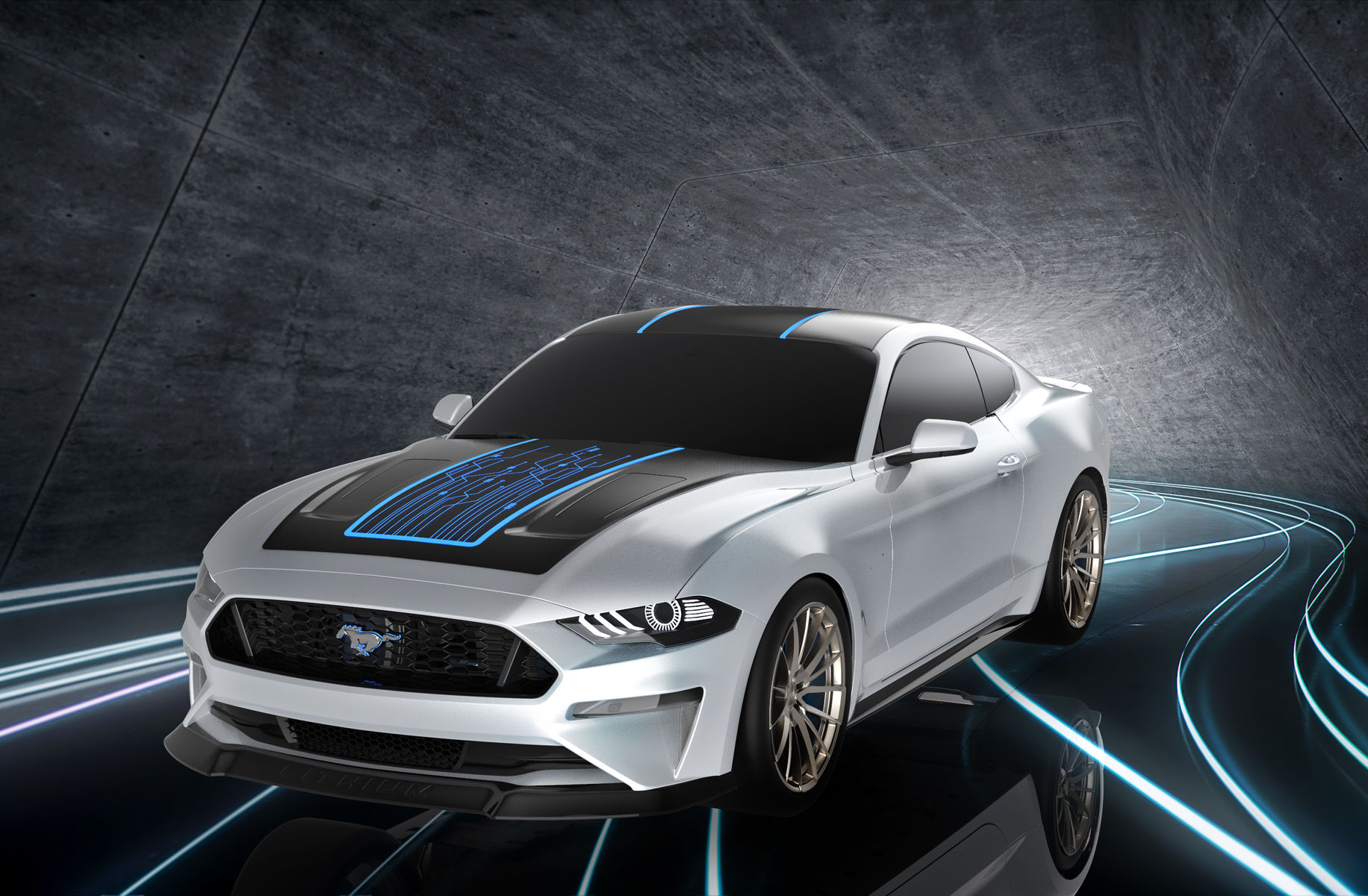 2019 Ford Mustang | 2019 Ford Mustang Fastback “Lithium” By Webasto Customized Solutions - Rendering