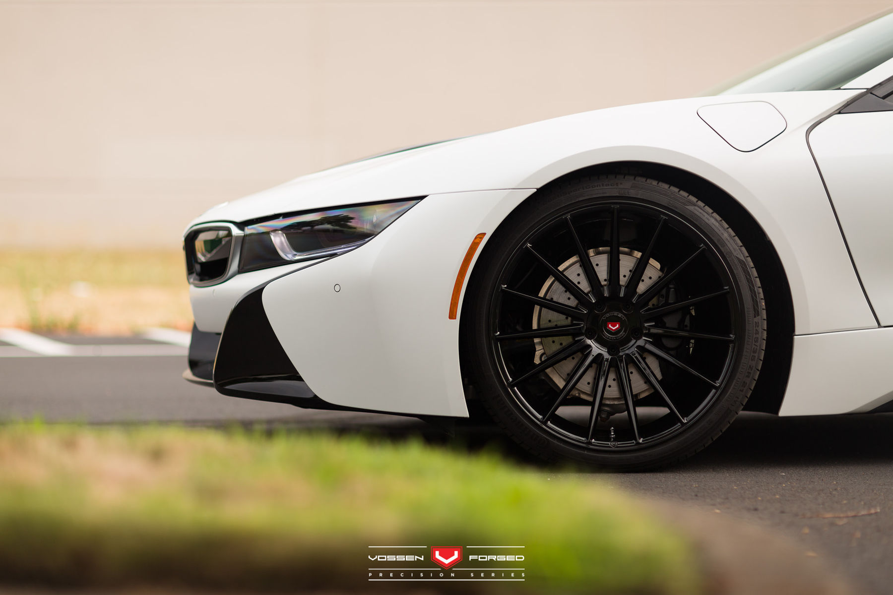 2015 BMW i8 | 2015 BMW i8 from 503 Motoring - Front Vossen VPS305 Black Wheels