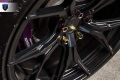 Wrapped Nissan GTR - Black Wheels