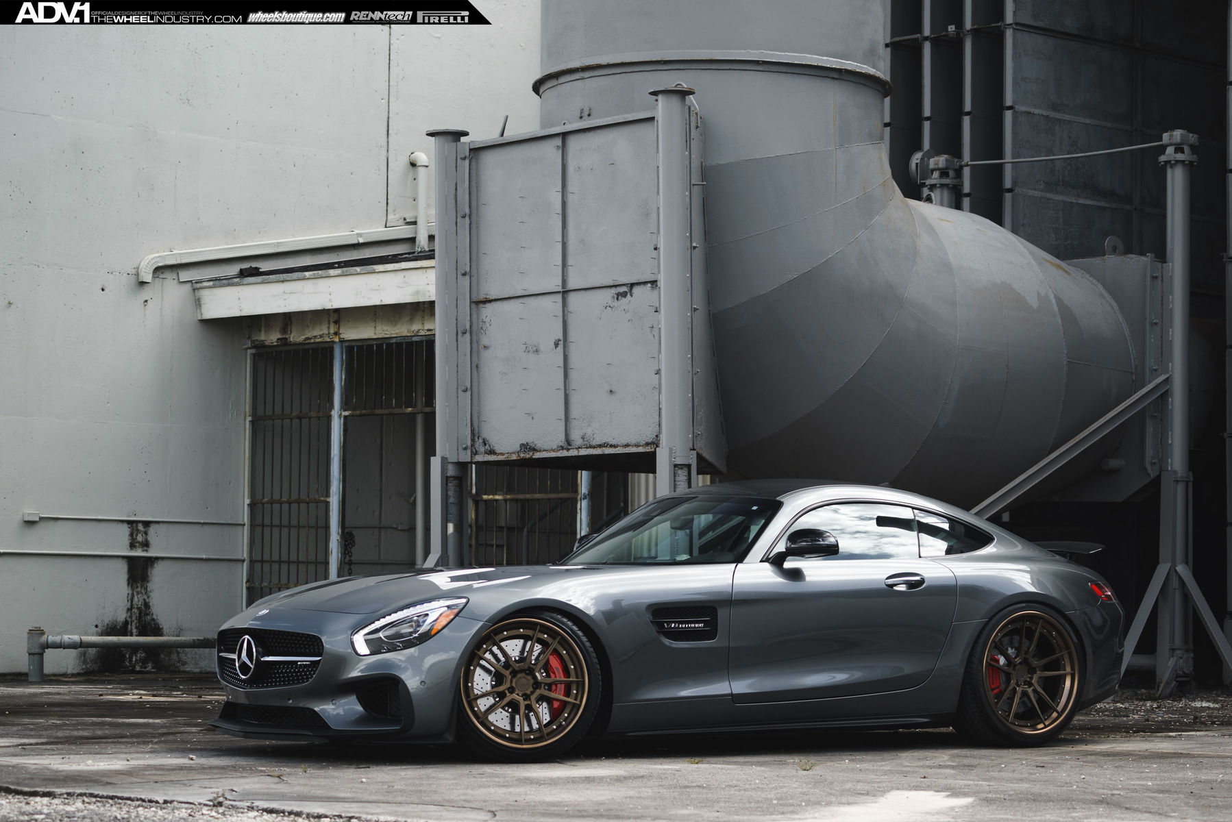 Adv1 Mercedes AMG gt спойлер