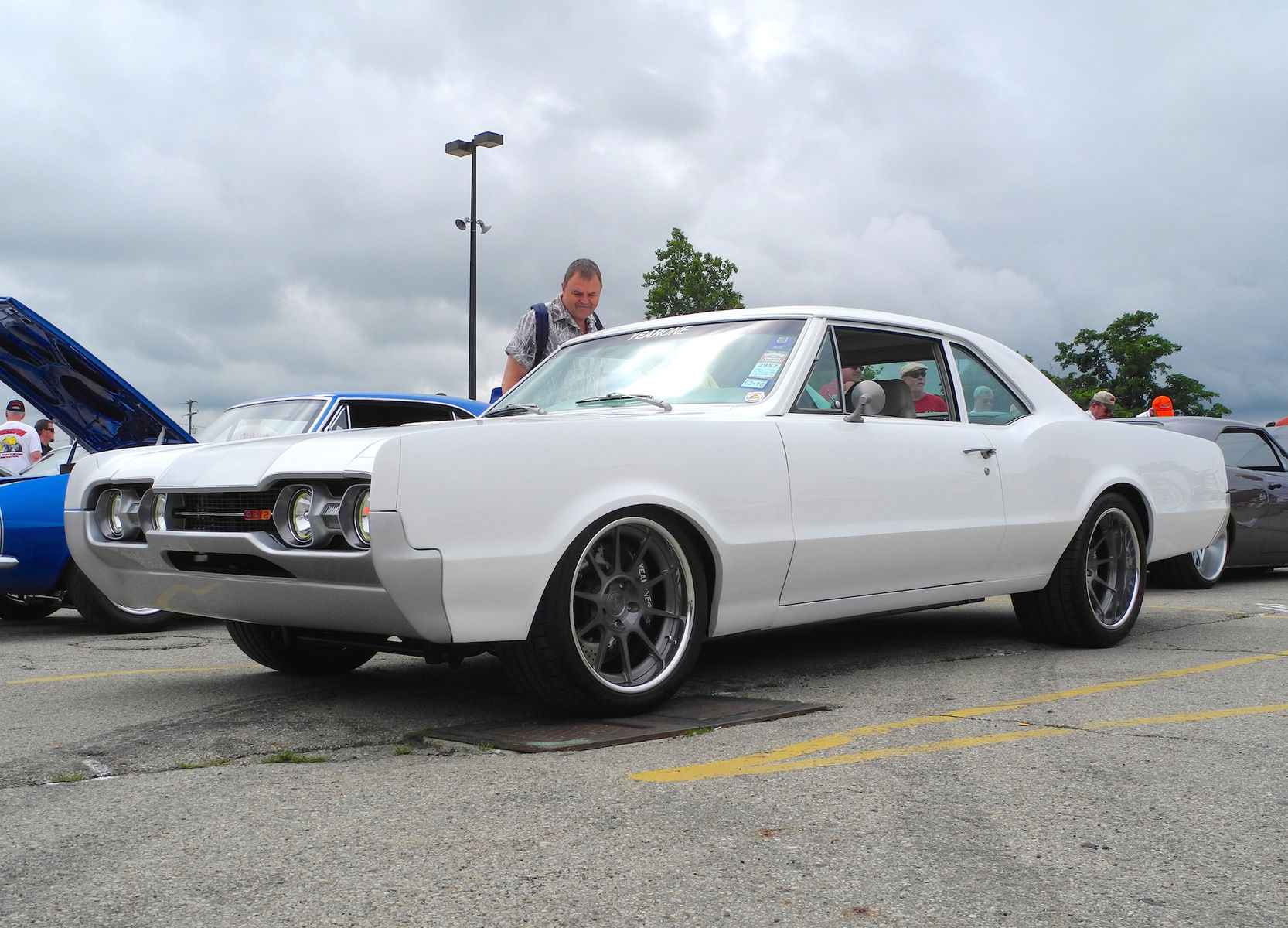 1967 Oldsmobile Cutlass | YearOne's '67 Olds Cutlass on Grip Equipped Rebel Wheels at Goodguys Columbus