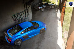 Blue Audi R8 - Top