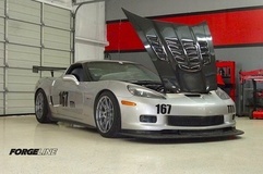 Jim Shepard's Corvette Z06 on Forgeline One Piece Forged Monoblock GA1R Wheels