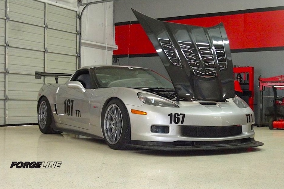 2006 Chevrolet Corvette | Jim Shepard's Corvette Z06 on Forgeline One Piece Forged Monoblock GA1R Wheels