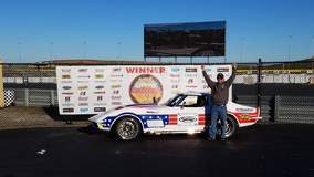 Ryan Mathews is Pro Class Autocross Winner at Goodguys Charlotte with Detroit Speed's '72 Corvette on Forgeline GA3 Wheels