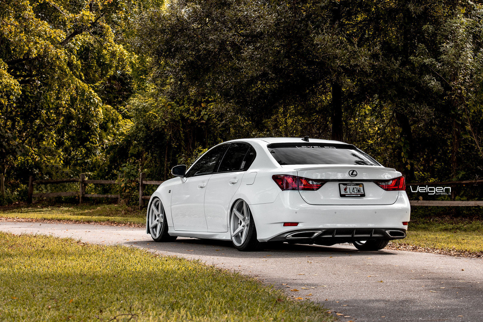 2015 Lexus GS 350 | Bagged Lexus GS350 F-Sport on Velgen Wheels Classic5 Matte Silver 20x9 & 20x10.5