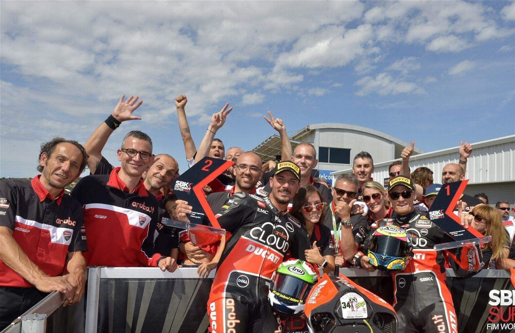 2015 Ducati Panigale R | Chaz and Davide make it a 1-2 in superpole at Laguna Seca