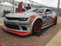 The Stevenson Motorsports #6 Camaro Z/28.R on Forgeline one piece forged monoblock GS1R wheels