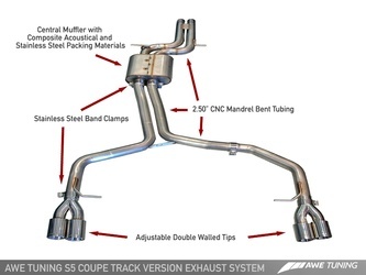 AWE Track Catback Exhaust System