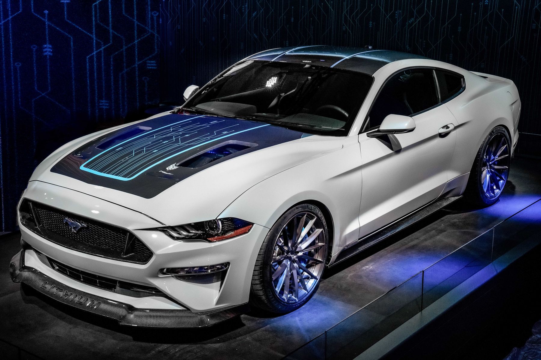 2019 Ford Mustang | 2019 Ford Mustang Fastback “Lithium” By Webasto Customized Solutions - Front 3/4