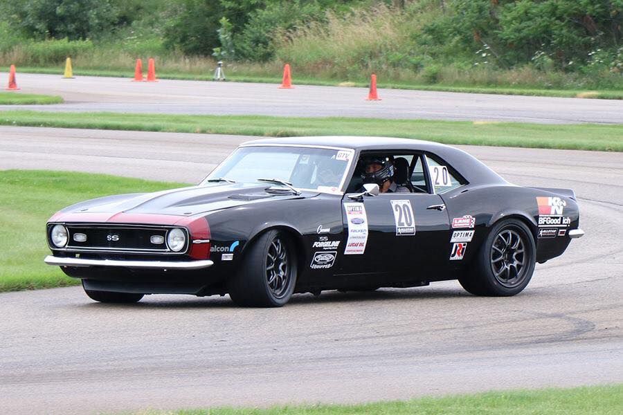 1968 Chevrolet Camaro | Larry Woo Wins Vintage Class at Motorstate Challenge on Forgeline GA3R Open Lug Wheels