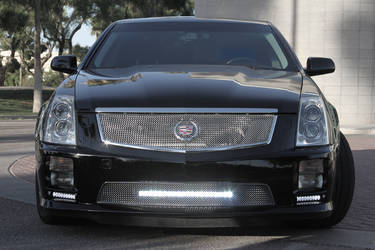 Sleek Cadillac CTS with Sr-Series lights