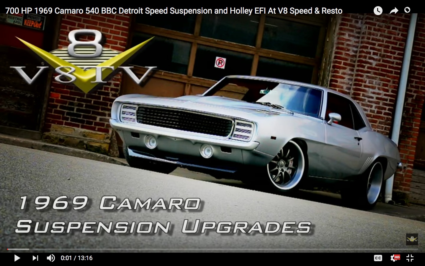 1969 Chevrolet Camaro | V8 Speed & Resto Pro-Touring '69 Camaro on Forgeline ZX3P Wheels