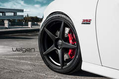 Dodge Charger SRT8 on Velgen Wheels Classic5 Satin Black 22x9 & 22x10.5 