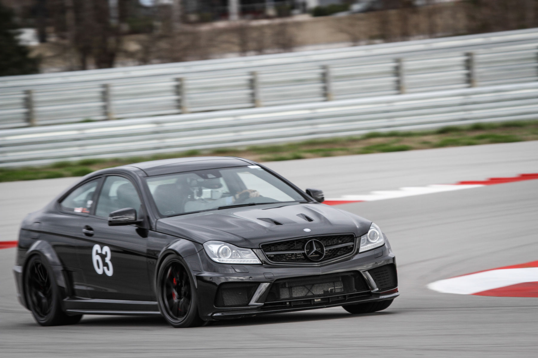 2014 Mercedes-Benz C63 AMG | Bernhard Weber's Mercedes AMG C63 Coupe on Forgeline One Piece Forged Monoblock GA1R Open Lug Cap Edition Wheels