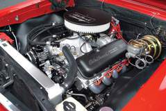 '67 Chevelle under the hood
