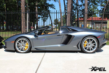 Lamborghini with XPEL ULTIMATE paint protection film