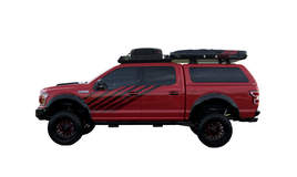 2018 Ford F-150 4x4 XLT SuperCrew by A.R.E. Accessories - Driver Side Shot FordSEMA