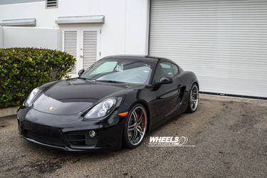 2014 Porsche Cayman S | Our client's Porsche Cayman S with 20" COR Brava wheels