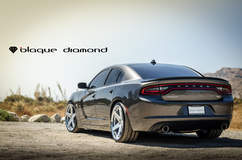 2016 Dodge Charger Fitted With 22 Inch BD-21’s in Silver w/ Chrome SS Lip