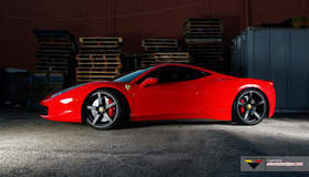 458 on Vorsteiner wheels