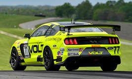 VOLT Racing Mustang and Blackdog Speed Shop Camaro Dominate Pirelli World Challenge GTS-X Podium at VIR