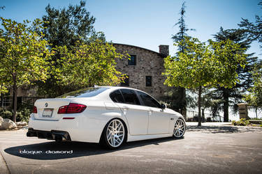 2015 BMW 5 Series | 2015 BMW 5 Series Fitted With 20 Inch BD-3’s in Silver With Polished Face