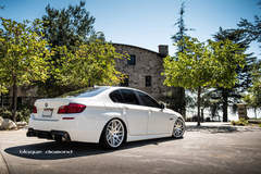 2015 BMW 5 Series Fitted With 20 Inch BD-3’s in Silver With Polished Face