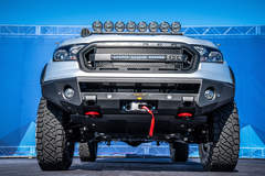  2019 Ford Ranger XLT Sport SuperCrew FX4  ‘Rambler’ By RTR - low front head on shot 