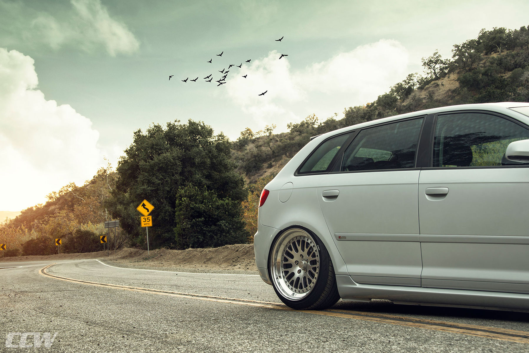  Audi A3 | Suzuka Grey Audi A3 Avant Wagon - CCW Classic Forged Wheels