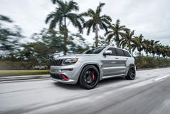 Jeep SRT8 on Velgen Wheels Classic5 Satin Black 22x10.5 All Around