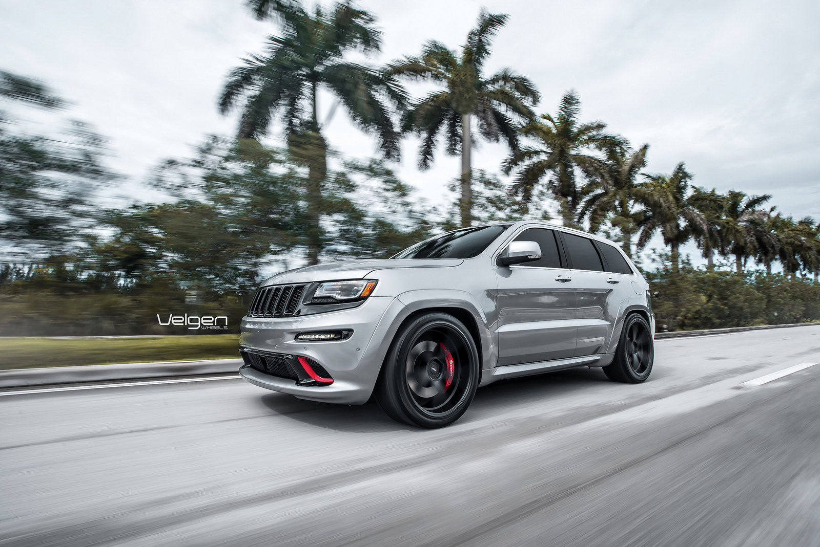 2015 Jeep Grand Cherokee | Jeep SRT8 on Velgen Wheels Classic5 Satin Black 22x10.5 All Around