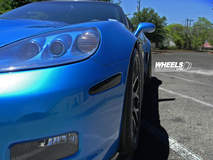 OUR CLIENT'S CHEVROLET CORVETTE C6 ZR1 WITH 19/20" HRE P40 WHEELS