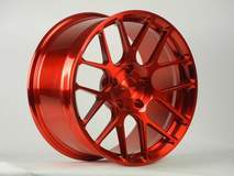 Forgeline One Piece Forged Monoblock SE1 in Transparent Red