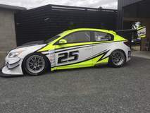 650HP V8-Powered RWD Chevy Cruze Touring Car on Forgeline GA3R Wheels