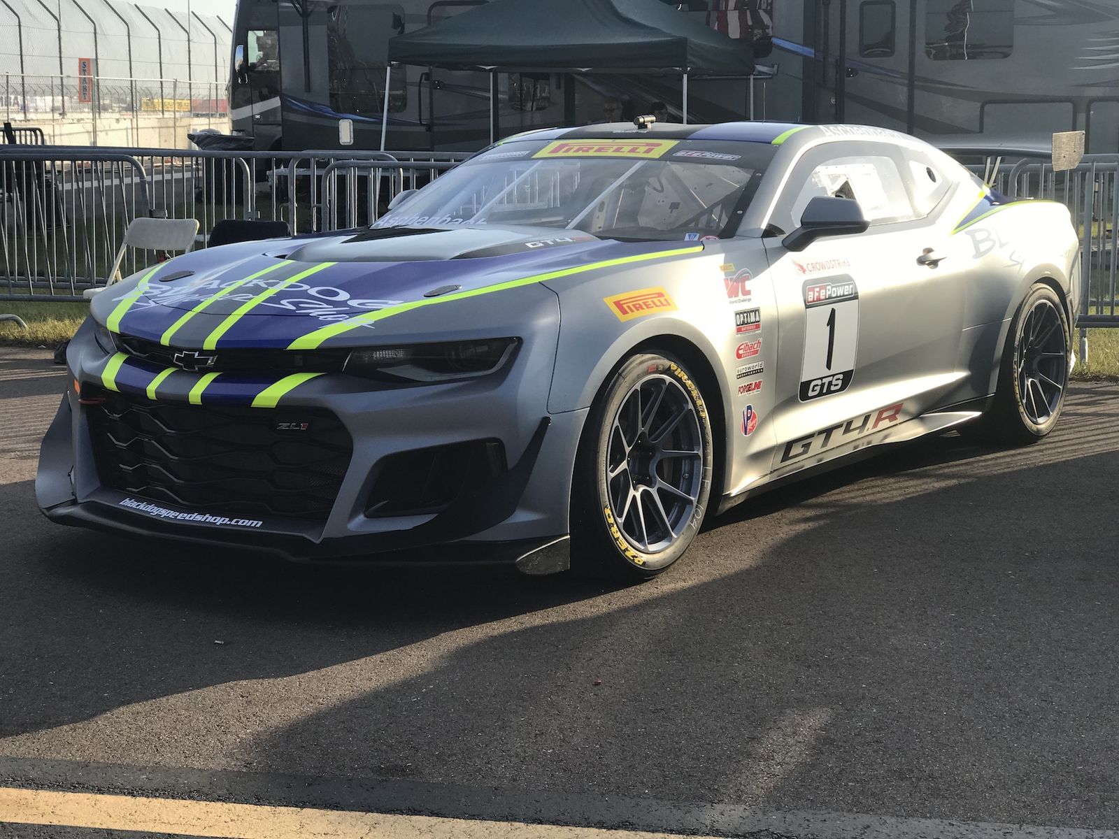2017 Chevrolet Camaro | Aschenbach Scores Double Victory in Pirelli World Challenge Season Opener at St Pete on Forgeline One Piece Forged Monoblock GS1R Wheels