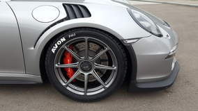 Horag Hotz Racing Porsche 991 GT3 RS on Forgeline One PIece Forged Monoblock GE1R Wheels