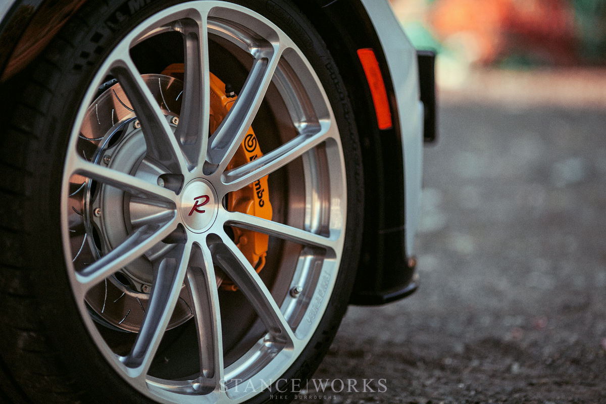 2017 Volkswagen Beetle | H&R's VW Beetle R-Line on Forgeline One Piece Forged Monoblock GT1 5-Lug Wheels