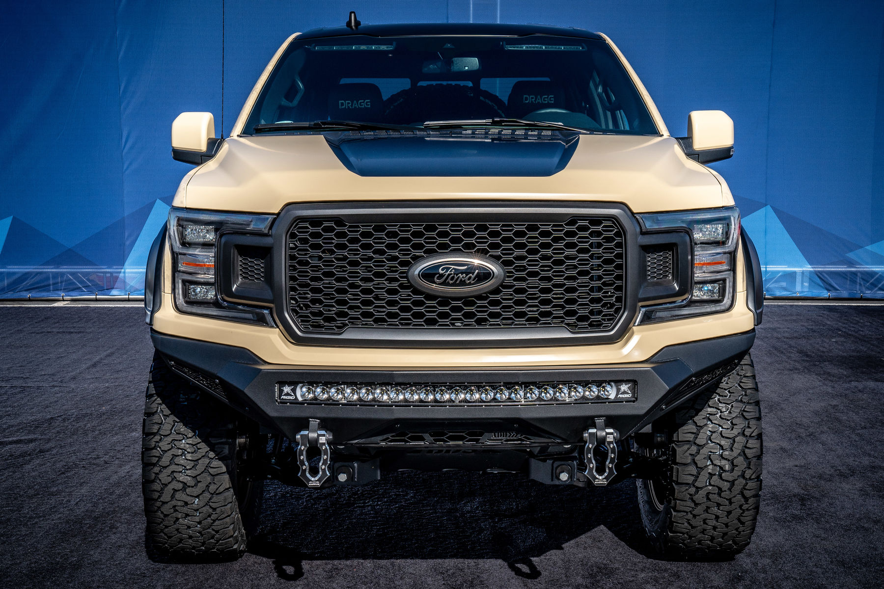 2019 Ford F-150 | 2019 Ford F-150 Lariat Sport SuperCrew 4X4 By DRAGG - front head on shot
