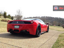 Ferrari 458 on HRE P107