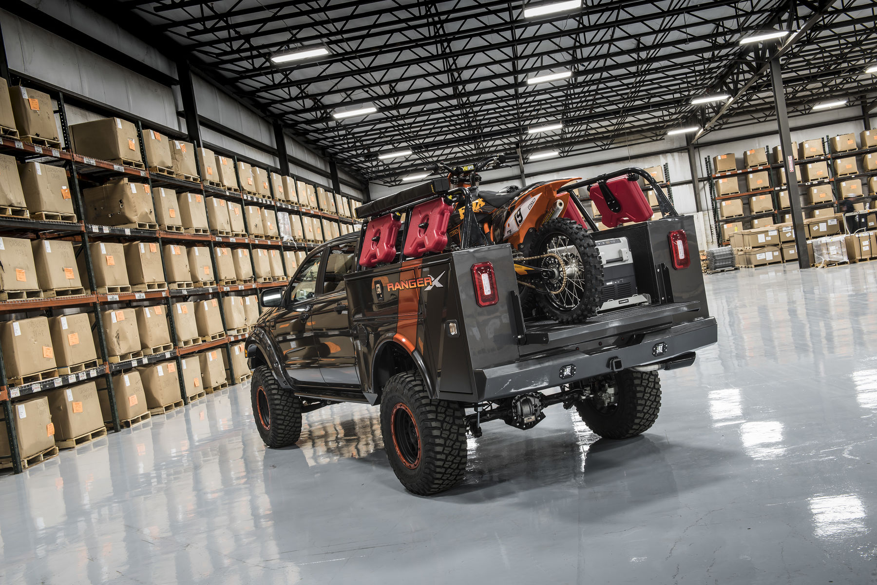 2019 Ford Ranger | 2019 Ford Ranger XLT 4X4 SuperCrew by BDS Suspension - Rear Side FordSEMA