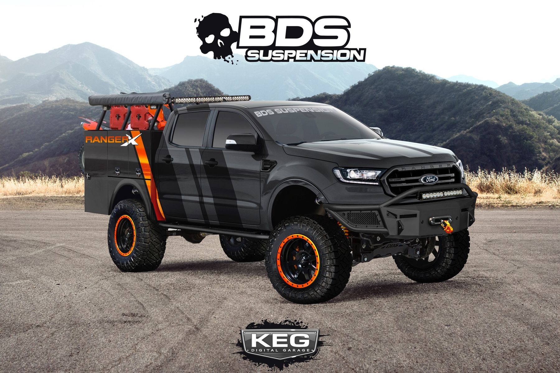 2019 Ford Ranger Xlt 4x4 Supercrew By Bds Suspension
