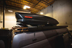 2020 Ford Transit AWD by Christopher Polvoorde - yakima roof box