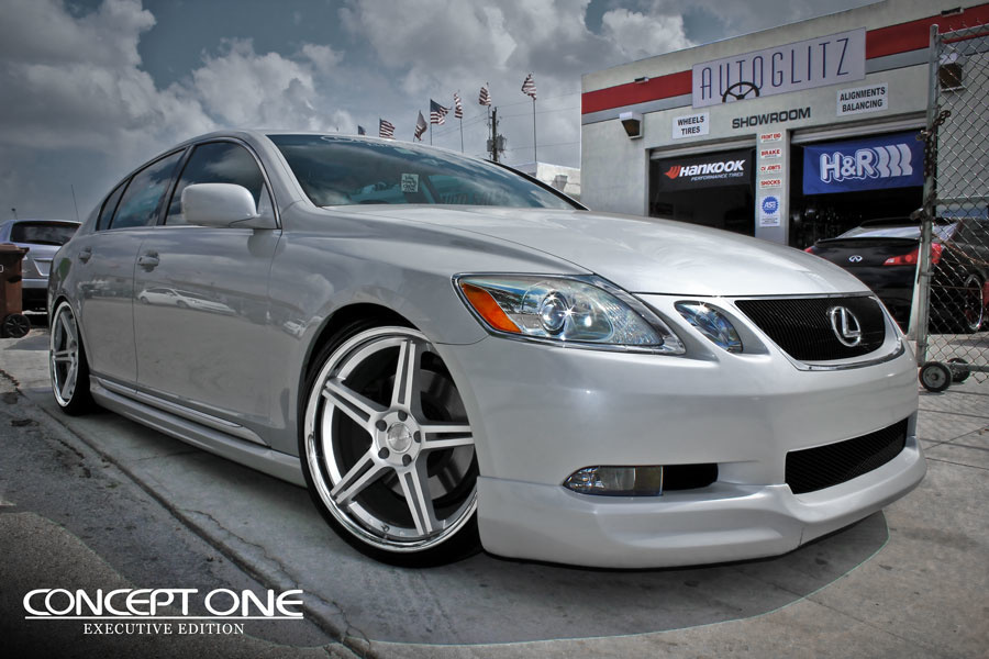 2010 Lexus GS 350 | '10 Lexus GS350 on Concept One CS5.0's - Front Stance