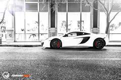 White McLaren MP4-12C 