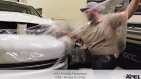 2013 Porsche Panamera4 installation of XPEL ULTIMATE