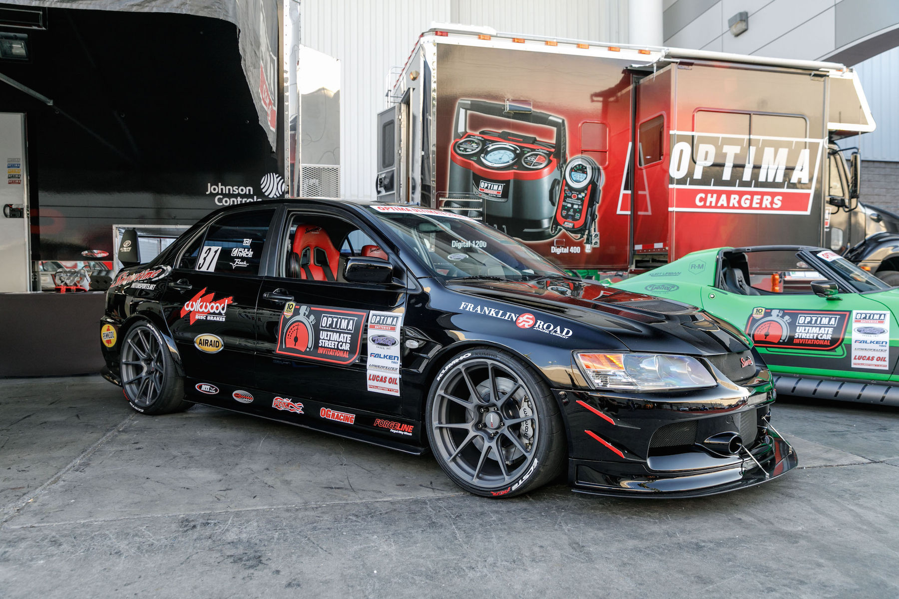2006 Mitsubishi Lancer Evolution | Ken Thwaits' OUSCI-Winning Mitsubishi EVO on Forgeline One Piece Forged Monoblock GS1R Wheels