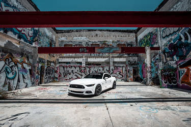 2016 Ford Mustang | White Mustang GT | Classic5 Matte Gunmetal